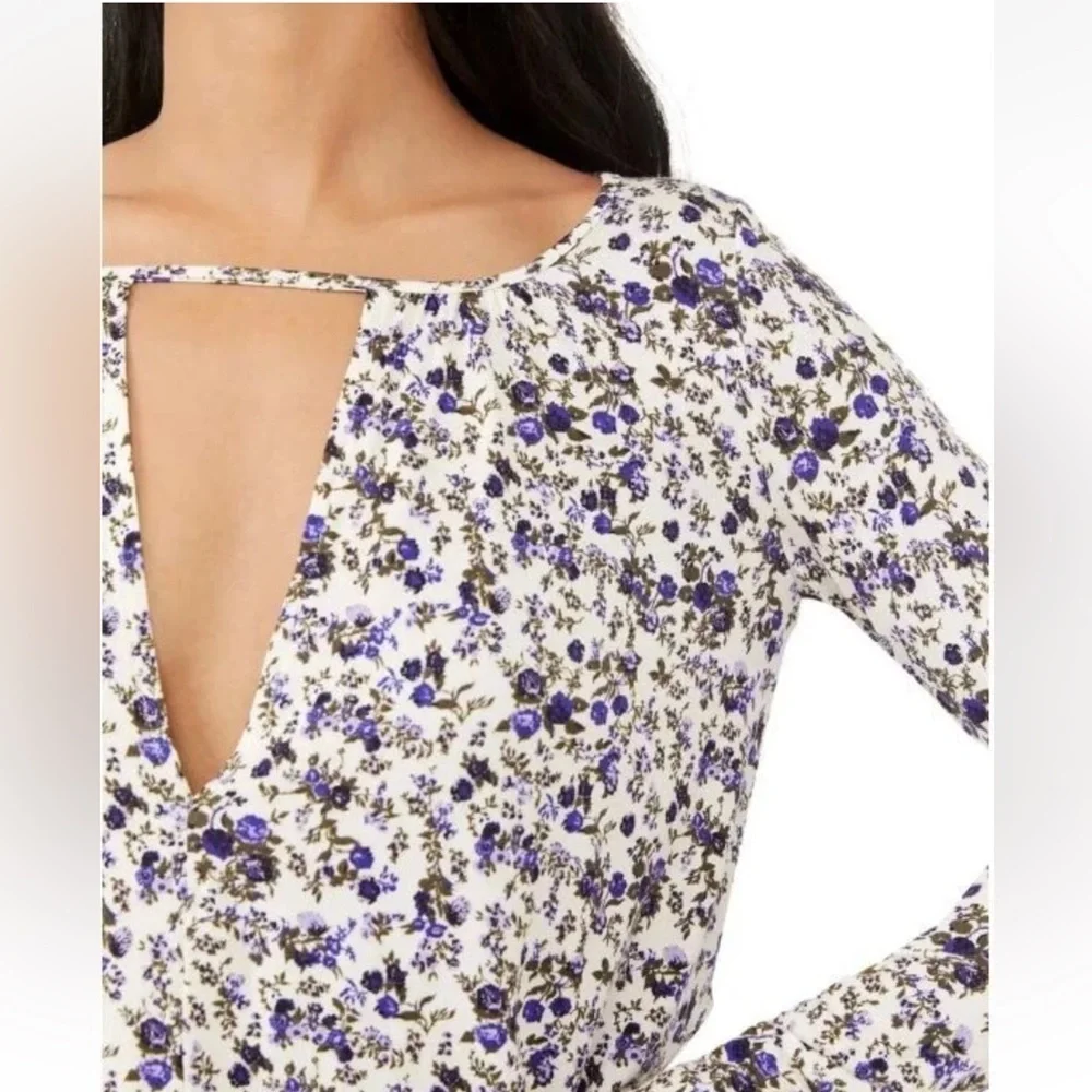 NWTs Free People | Intimately free people Kaya Printed Floral Bodysuit Medium